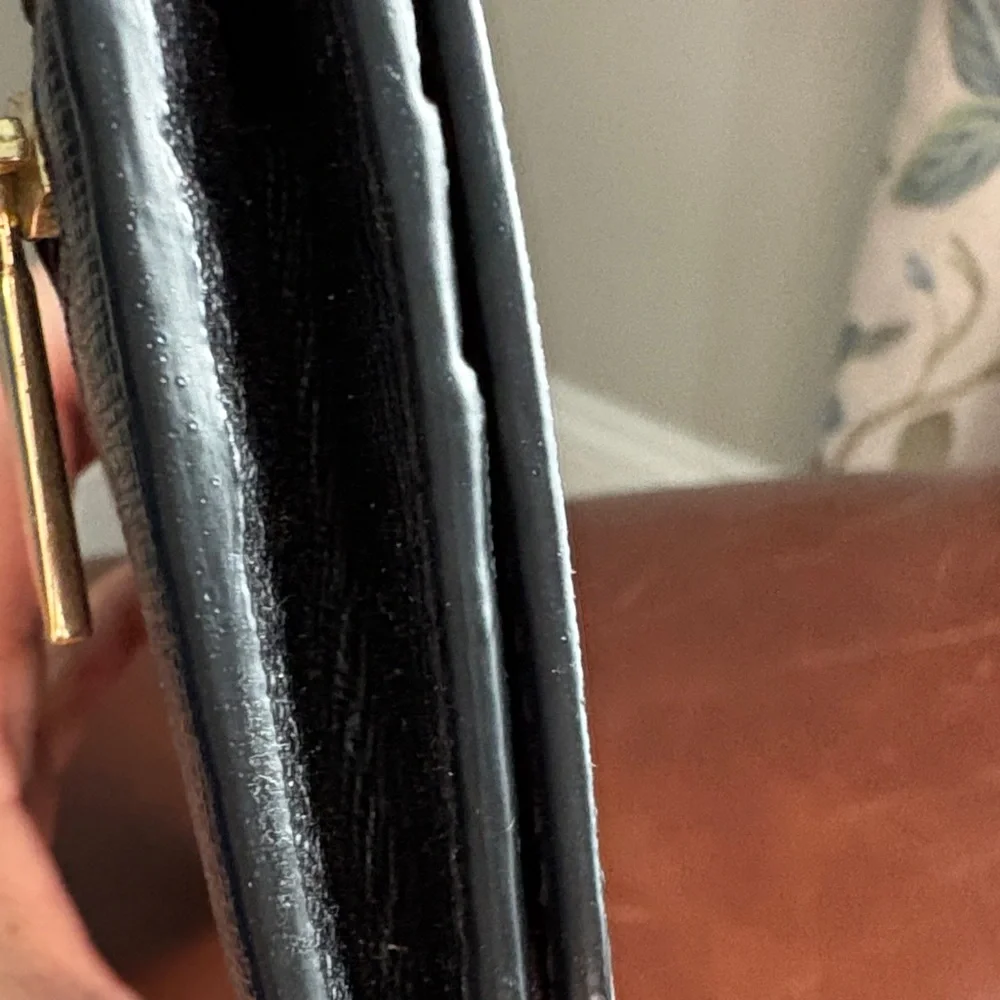 Coach Black Leather Clutch Wallet - Picture 11 of 15